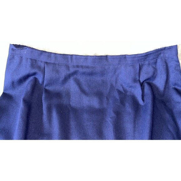 CL Cricket Lane Vintage 80s Womens 12 Canvas Blend Tulip Skirt Stretch USA Made - Picture 3 of 12